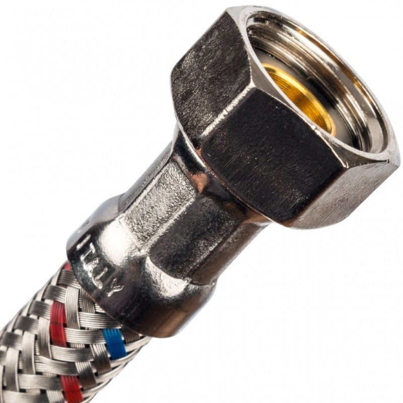 Гибкая подводка для воды M10 (35 мм) х 3/8 BP STOUT - 500 мм