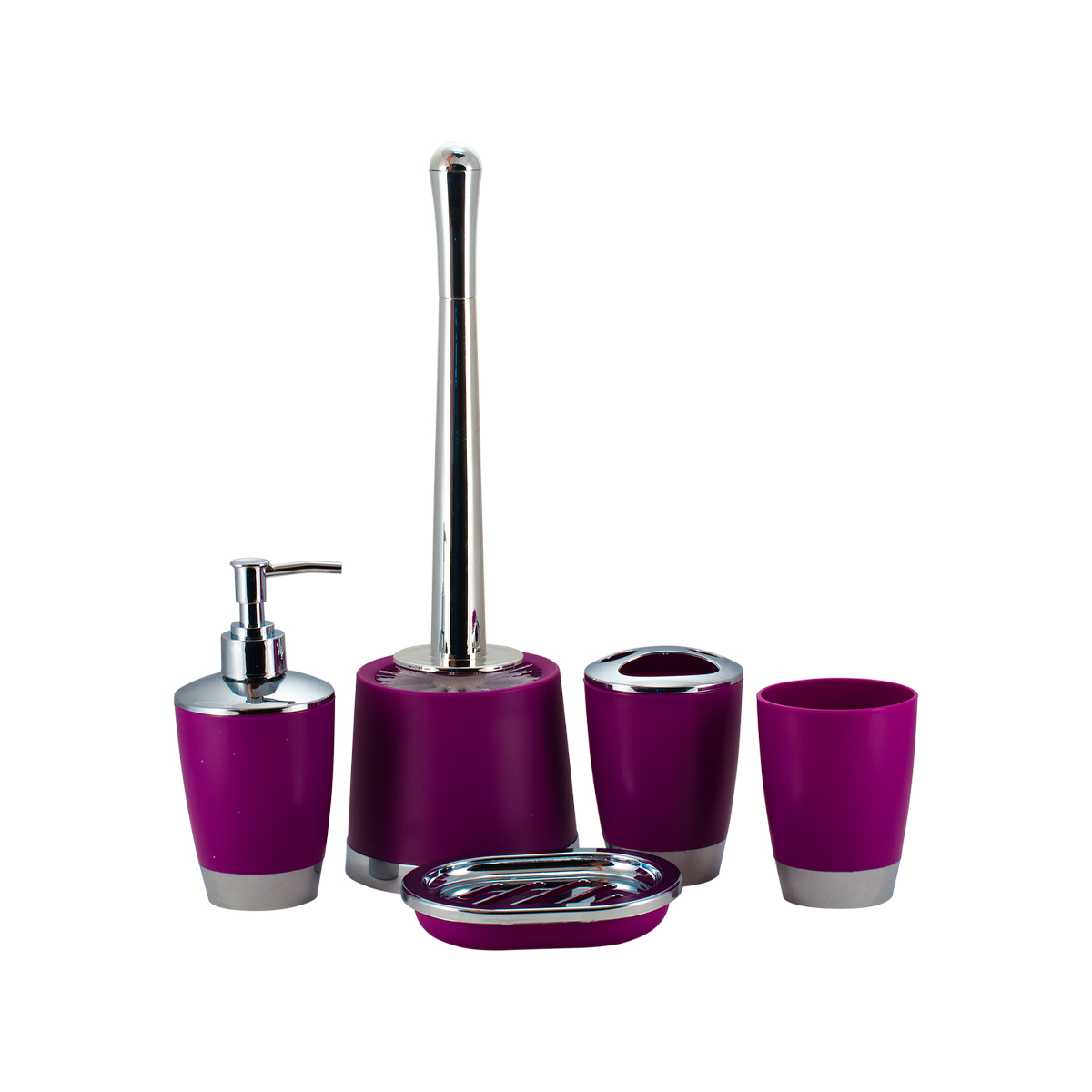 Мыльница "альма" пласт. (фиолетовый) (1/12) "аквадекор" attp-2100vl-04