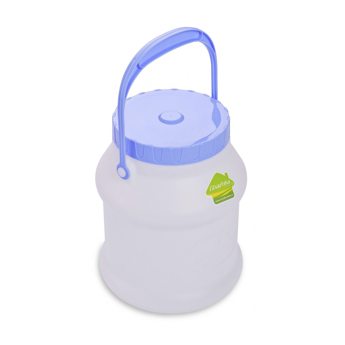 Бидон пласт. "просперо" 3 л с крышкой (белый) (1/16) "мартика" с925бел