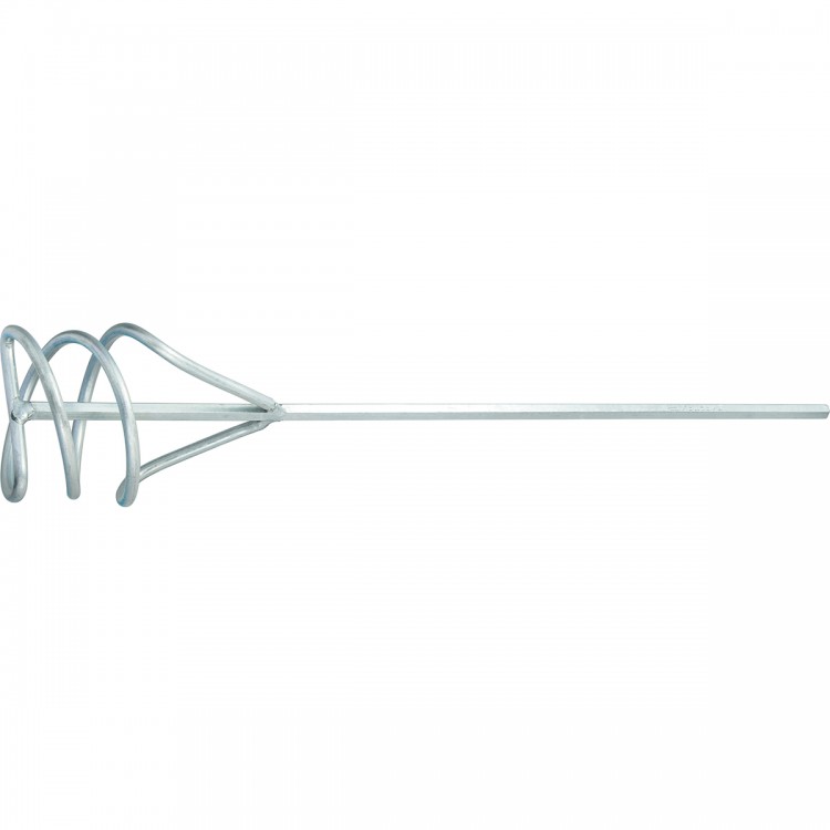 Миксер из оцинкованной стали, D 100 мм, L 450 мм, для песчано-гравийных смесей Сибртех (84813)