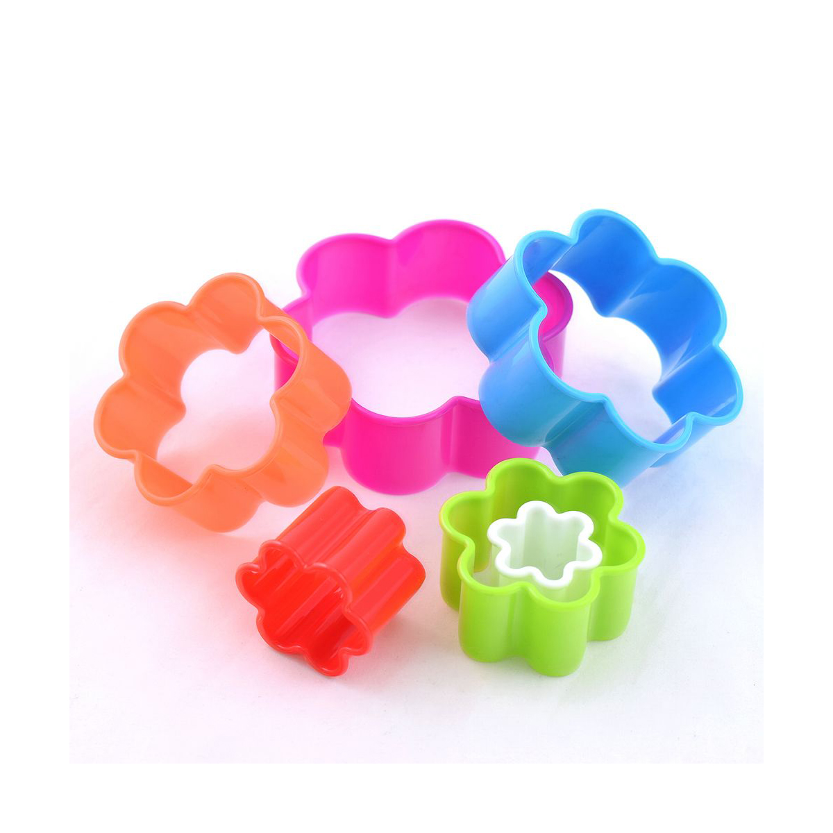 Формы кулинарные пласт. "цветок" набор 6 шт. (1/12/144) "мультидом" ms8-85