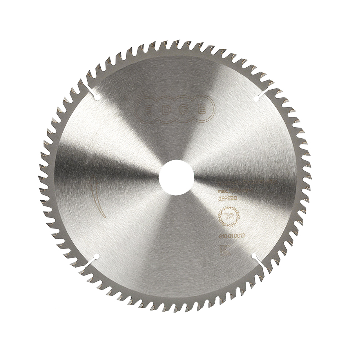 Диск пильный по дереву 250 х 32/30/25,4 мм, 72 зуба (1/25) "edge by patriot" 810010022