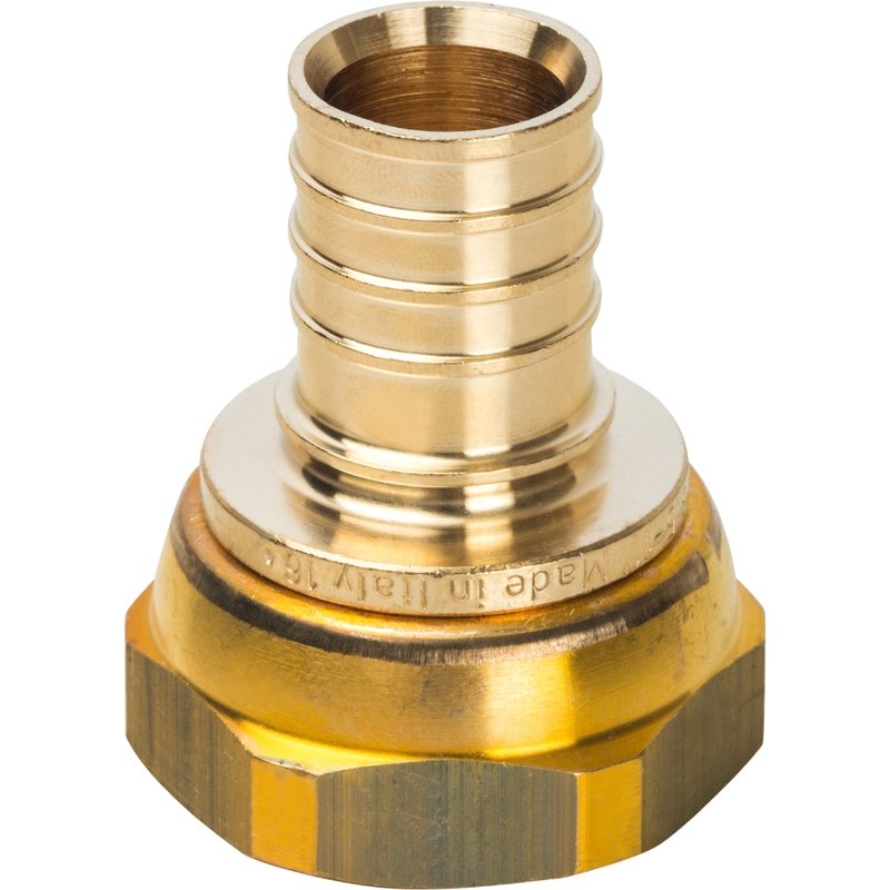 Муфта с накидной гайкой 25 x 1" аксиальная для труб PE-X STOUT