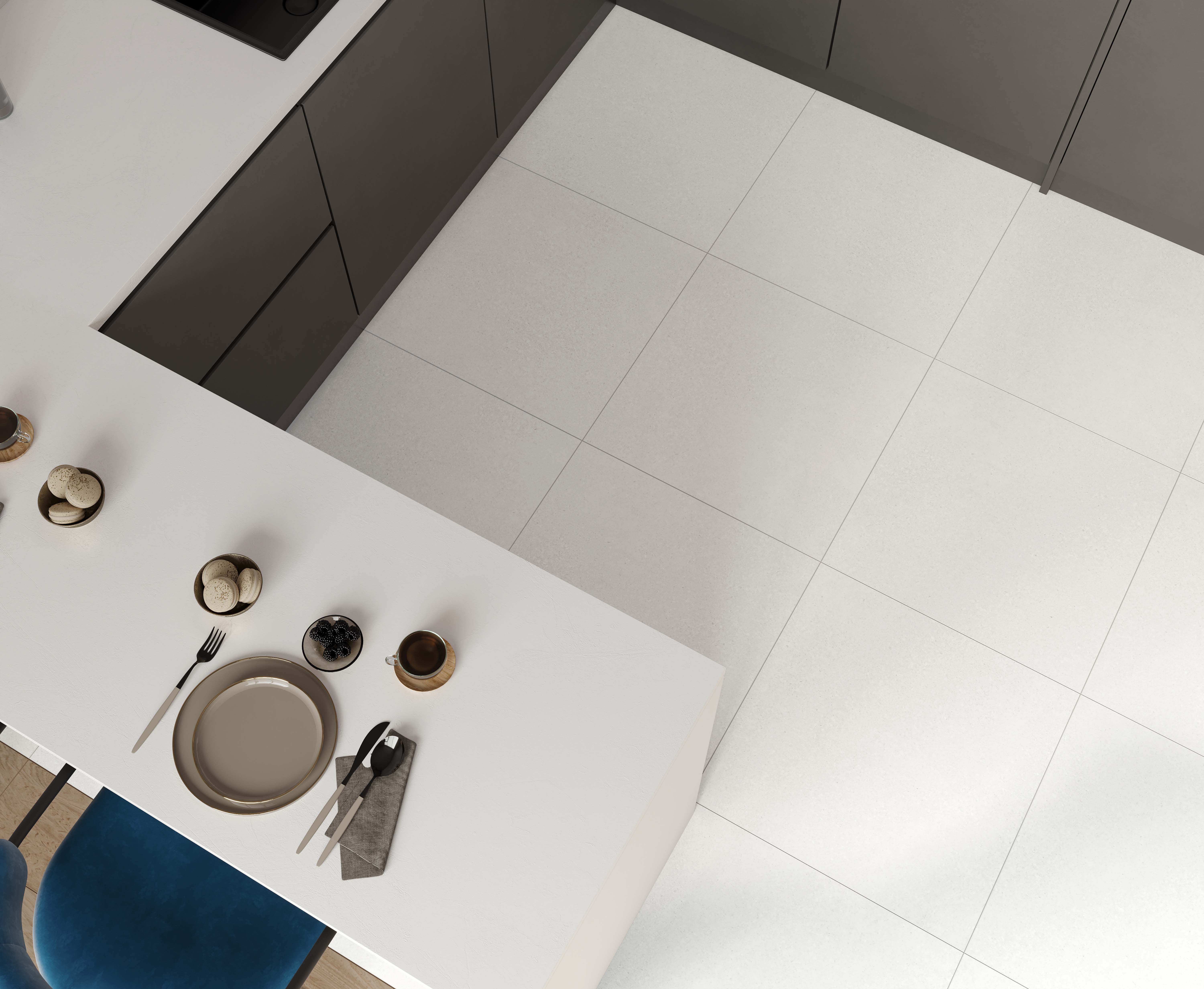 Andre grey керамогранит серый 60х60 матовый 59,50x59,50