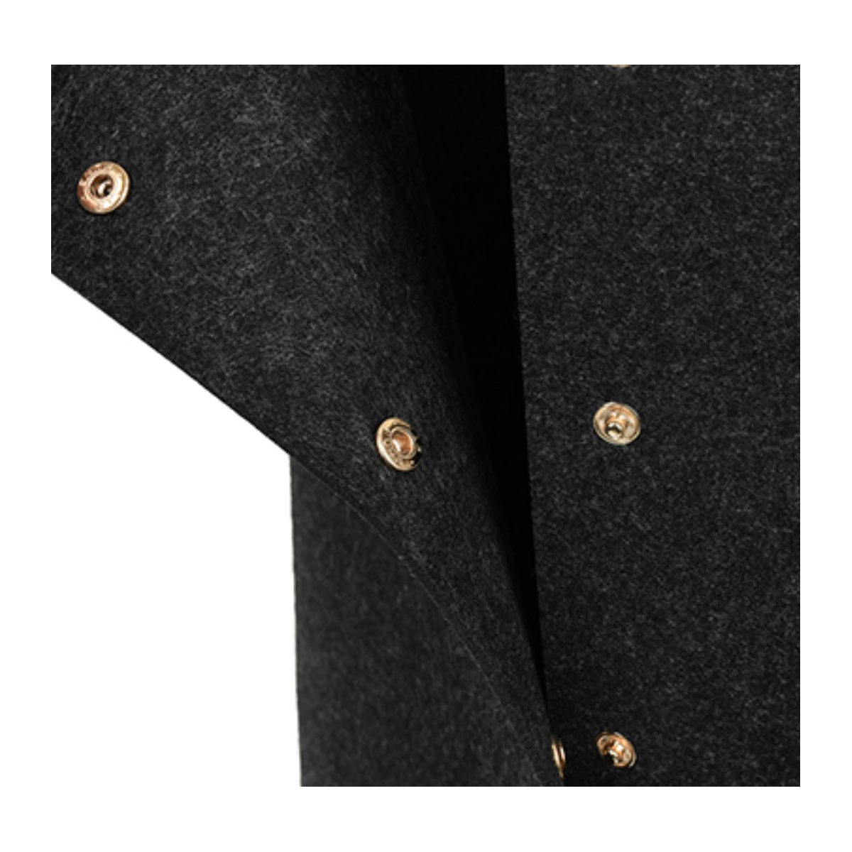 Корзина из фетра 30*30*30 см (темно-серый) (1/6) "qwerty"