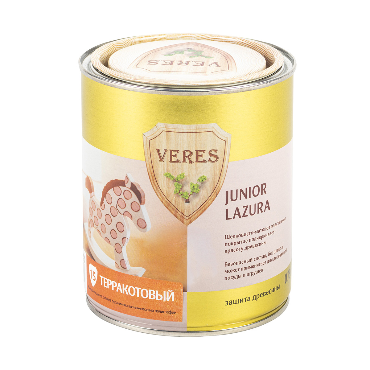 Верес джуниор №15 терракотовый 0,75 л (1/4) "veres"