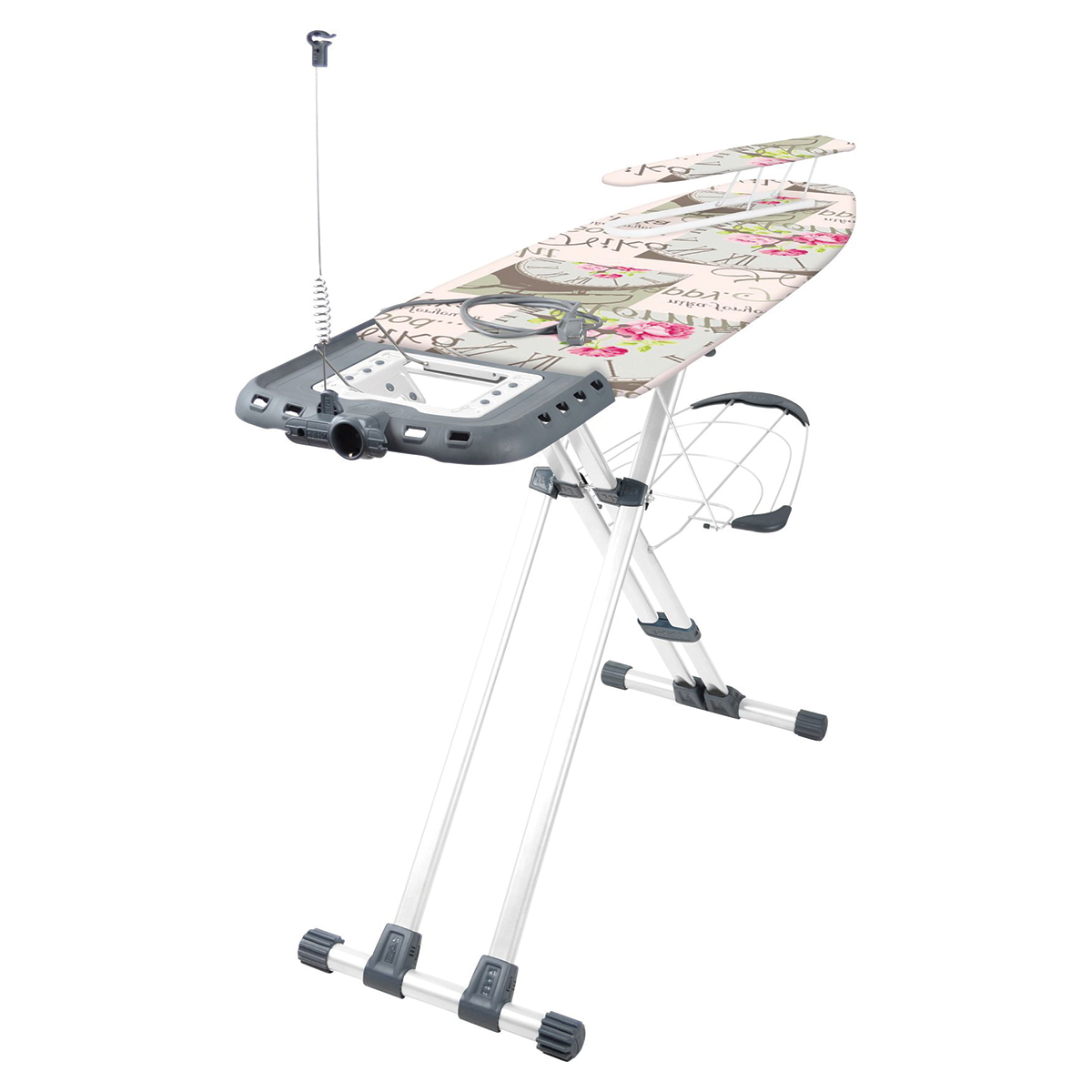 Доска гладильная "валенсия  1" (доброе утро) 123,5 х 46 см (1/2)  металл  "ника"