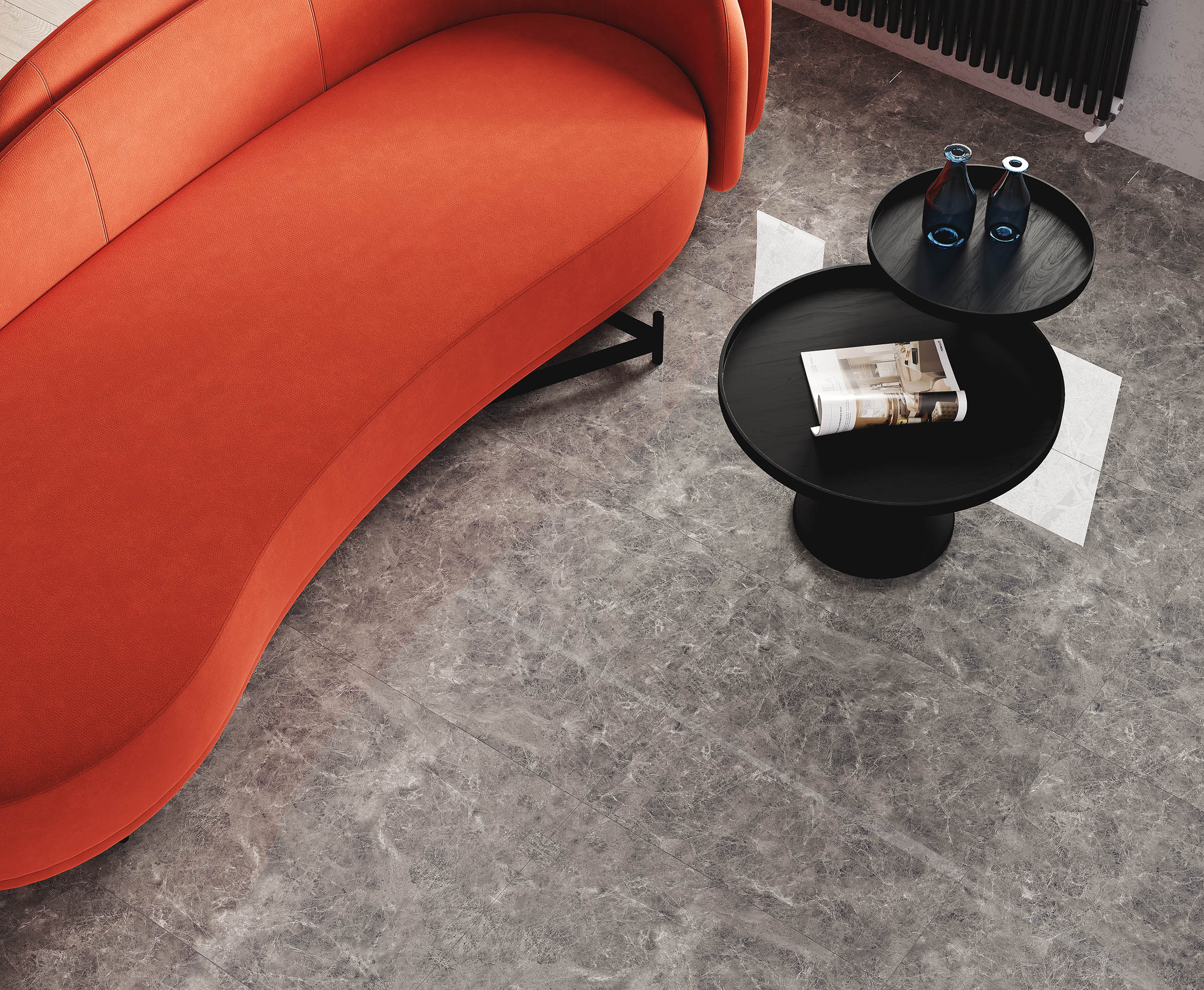 Orlando gris керамогранит серый полированный 60x120