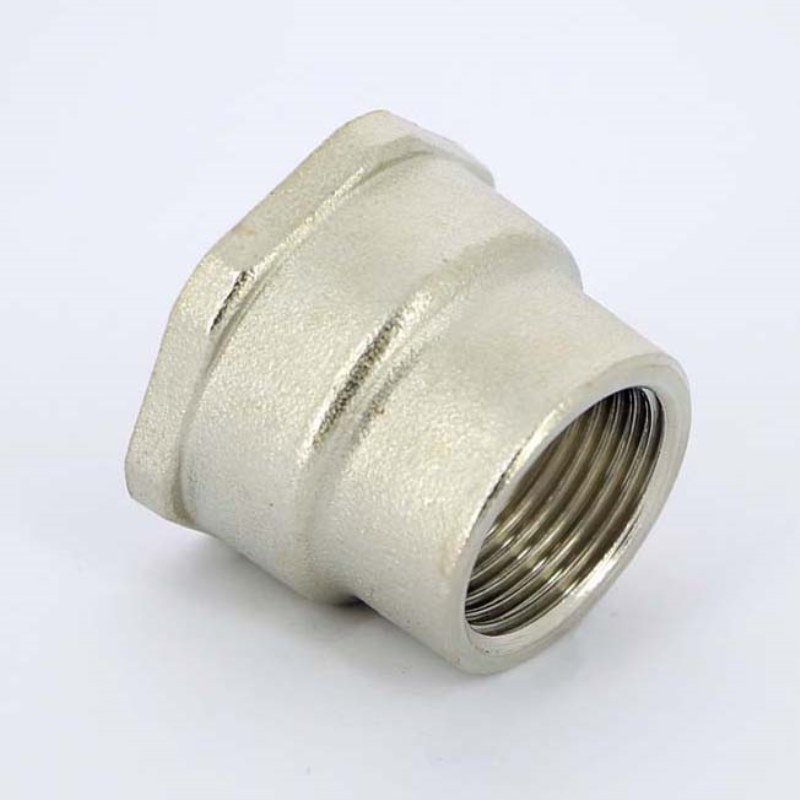 Муфта редукция 1"1/2 x 1" (ВР) никель UNI-FITT