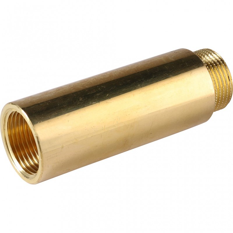 Удлинитель резьбовой ВН 3/4" x 80 мм латунь STOUT