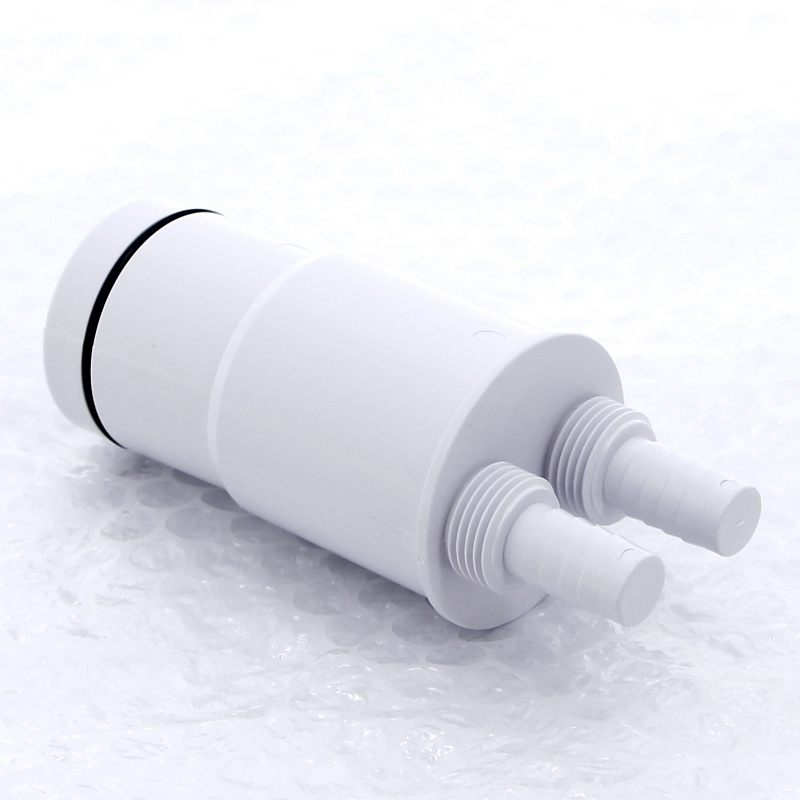 Адаптер McALPINE для подключения слива с 2-мя прямыми отводами, вход 14 мм/ 1/2", выход 50/40 мм