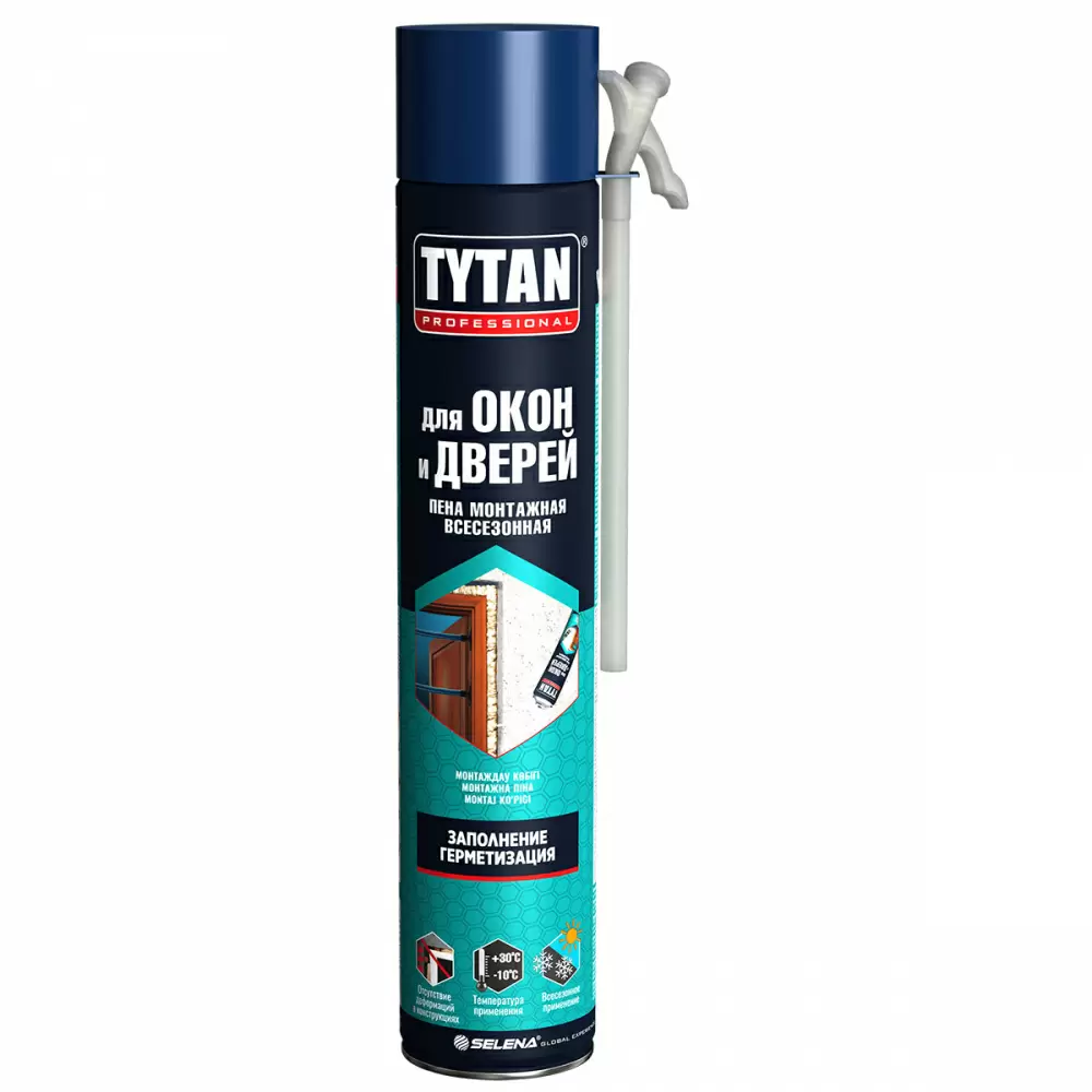 TYTAN Professional / Титан пена профессиональная всесезонная для окон и дверей