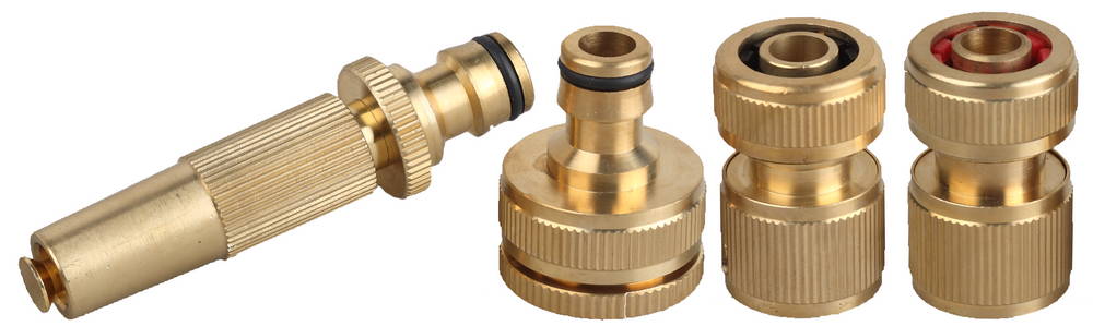 GRINDA EXPERT набор поливочный из латуни- наконечник с комплектом соединительной артматуры