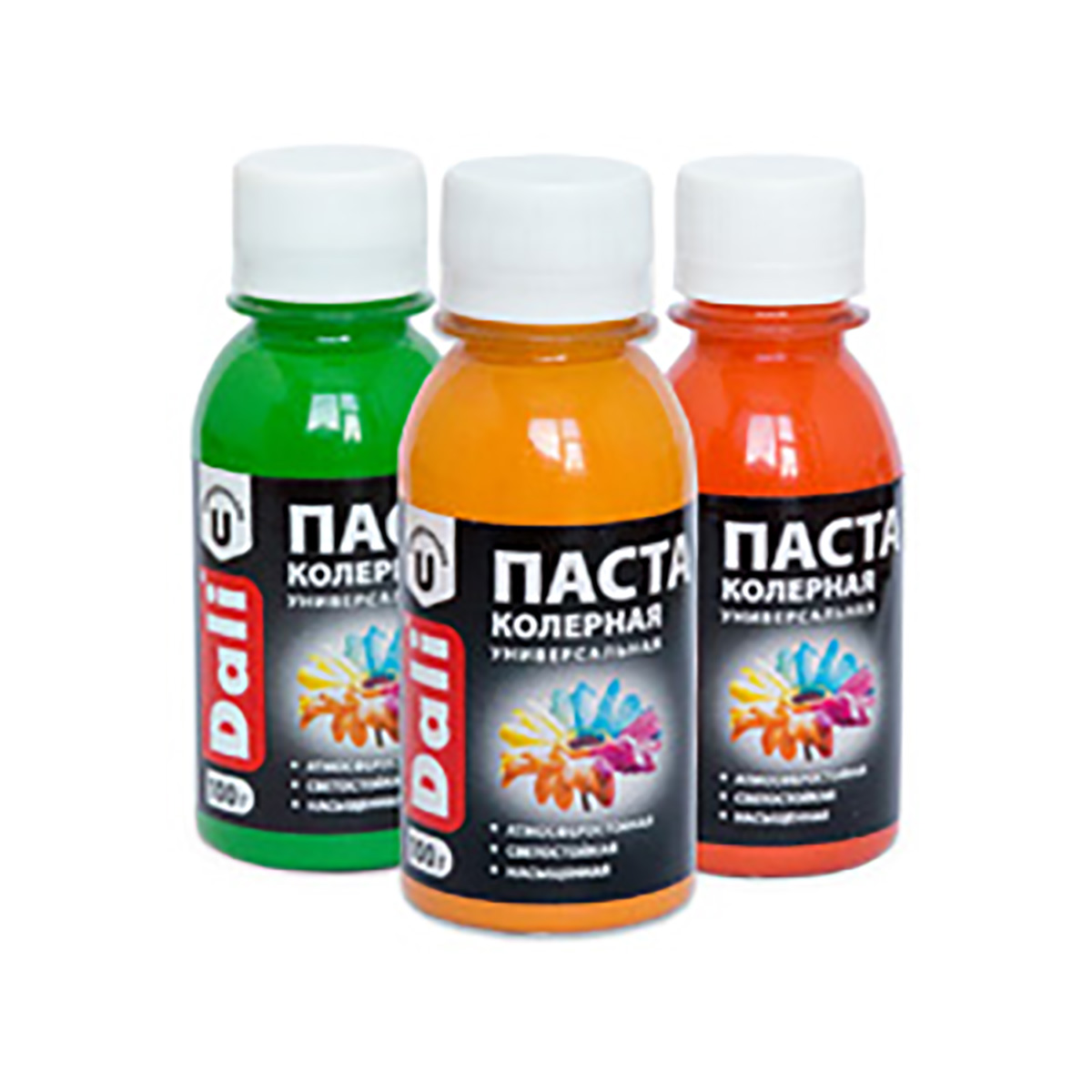 Паста колерн. универс. "dali" лайм 0,1 кг (8/48) "рогнеда"