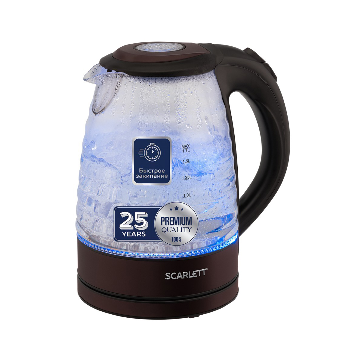 Чайник электр. sc-ek27g97 1,7 л стекло (1/6) "scarlett"