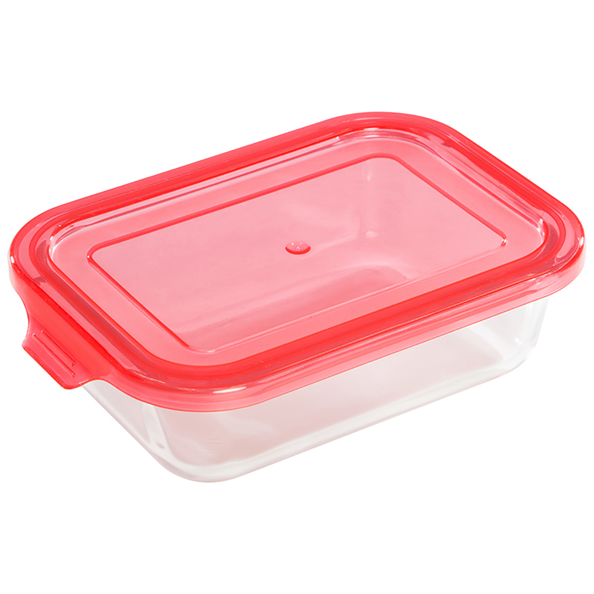 Контейнер "limpido" прямоуг. 0,65 л жаропрочн. стекло, пласт. крышка (1/24) "mallony"