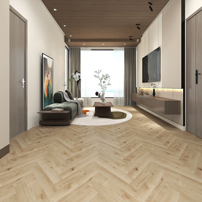 SPC Ламинат Hoi Lock Flooring Herringbone Shanghai 60108SH Лотос (A)