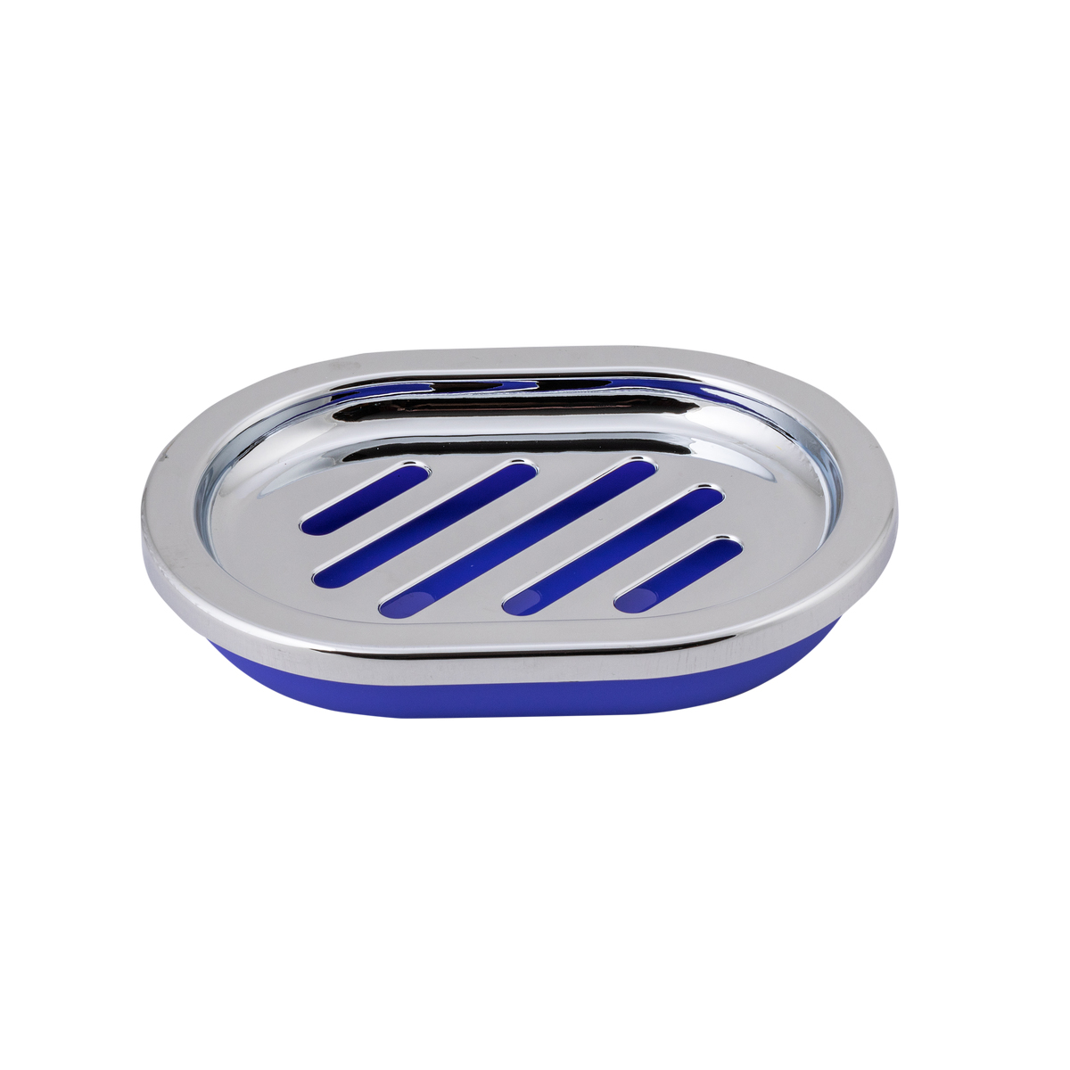 Мыльница "альма" пласт. (синий) (1/12) "swensa" swp-2100bl-04