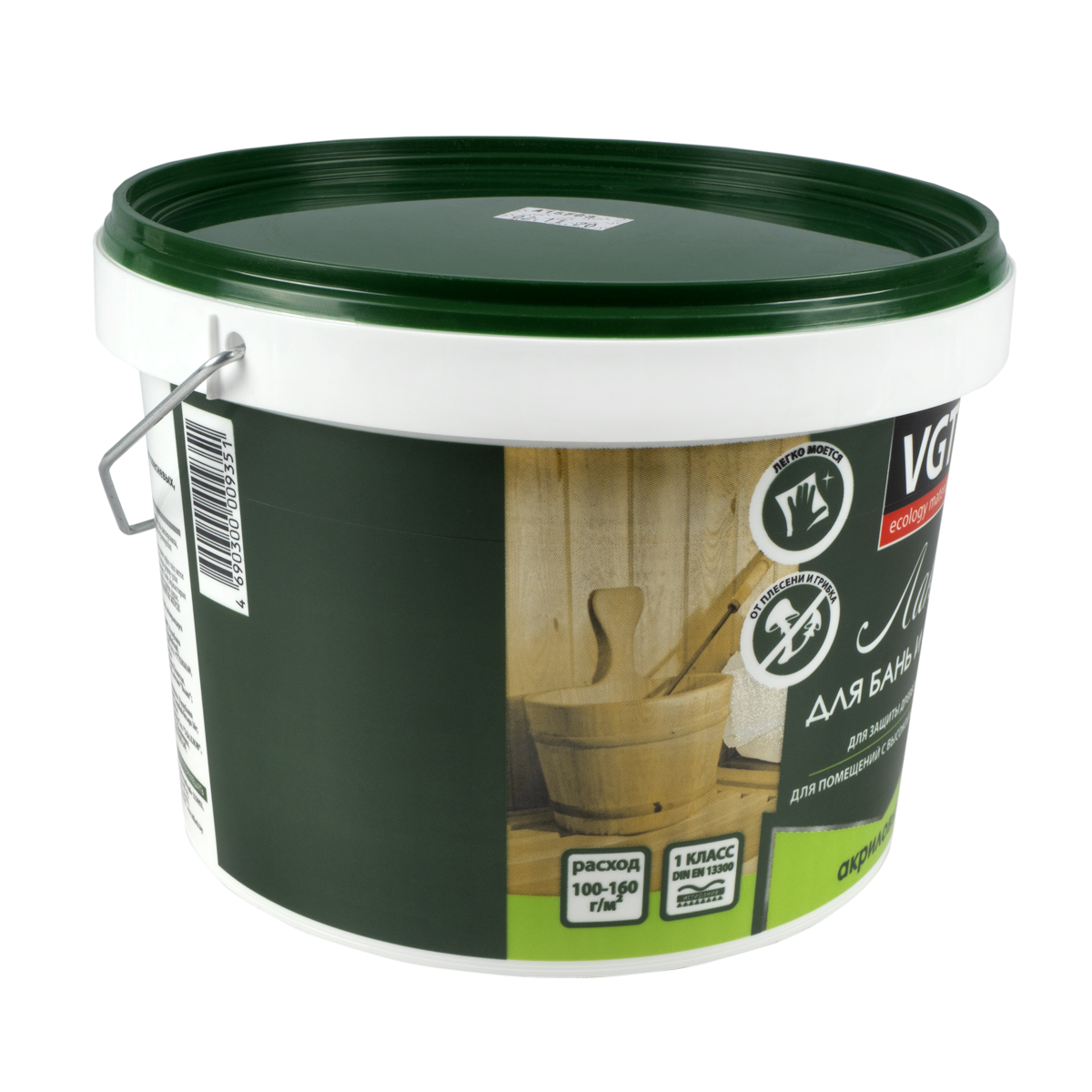 Лак акриловый для бань и саун 2,2 кг (4) "вгт"