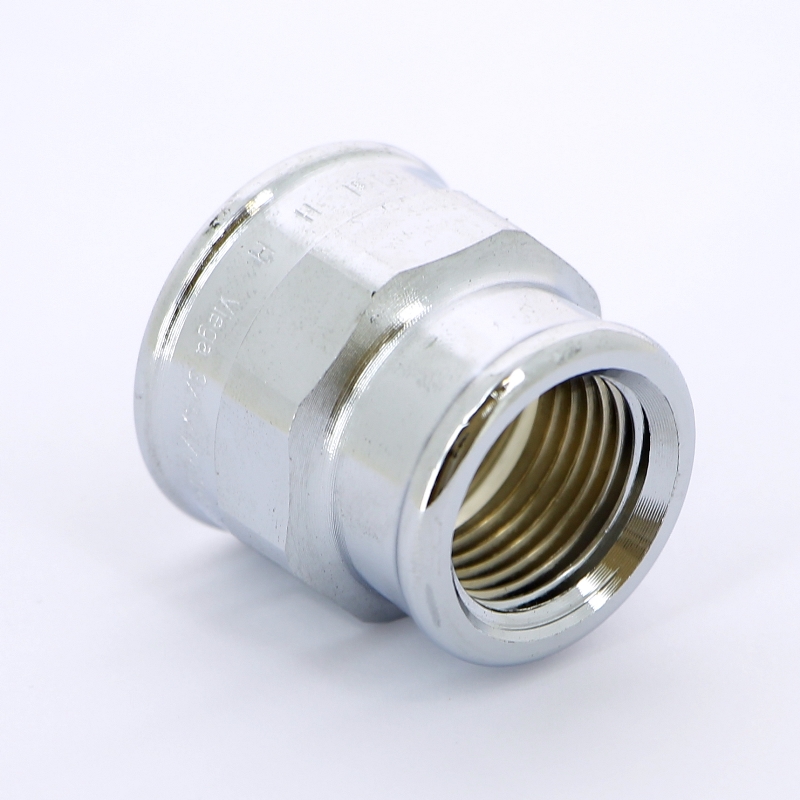 Муфта резьбовая (ВР) 3/4" х 1/2" хромированная бронза VIEGA (447823)