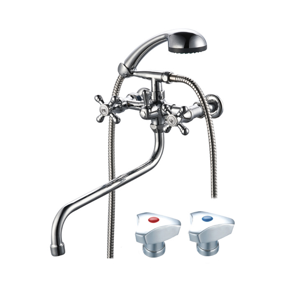 Смеситель для ванн псм-157-к/80 длинный излив (1/10) "профсан"