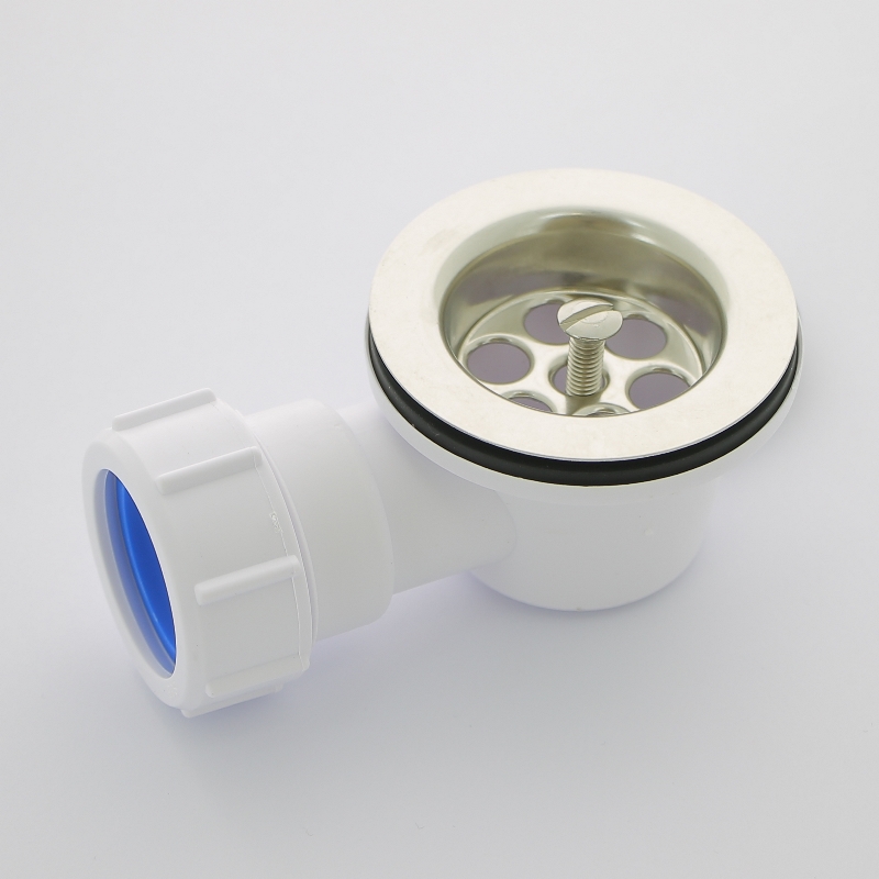 Выпуск McALPINE 70 мм нерж. решетка с пробкой, выход гориз. компрес. 32 мм