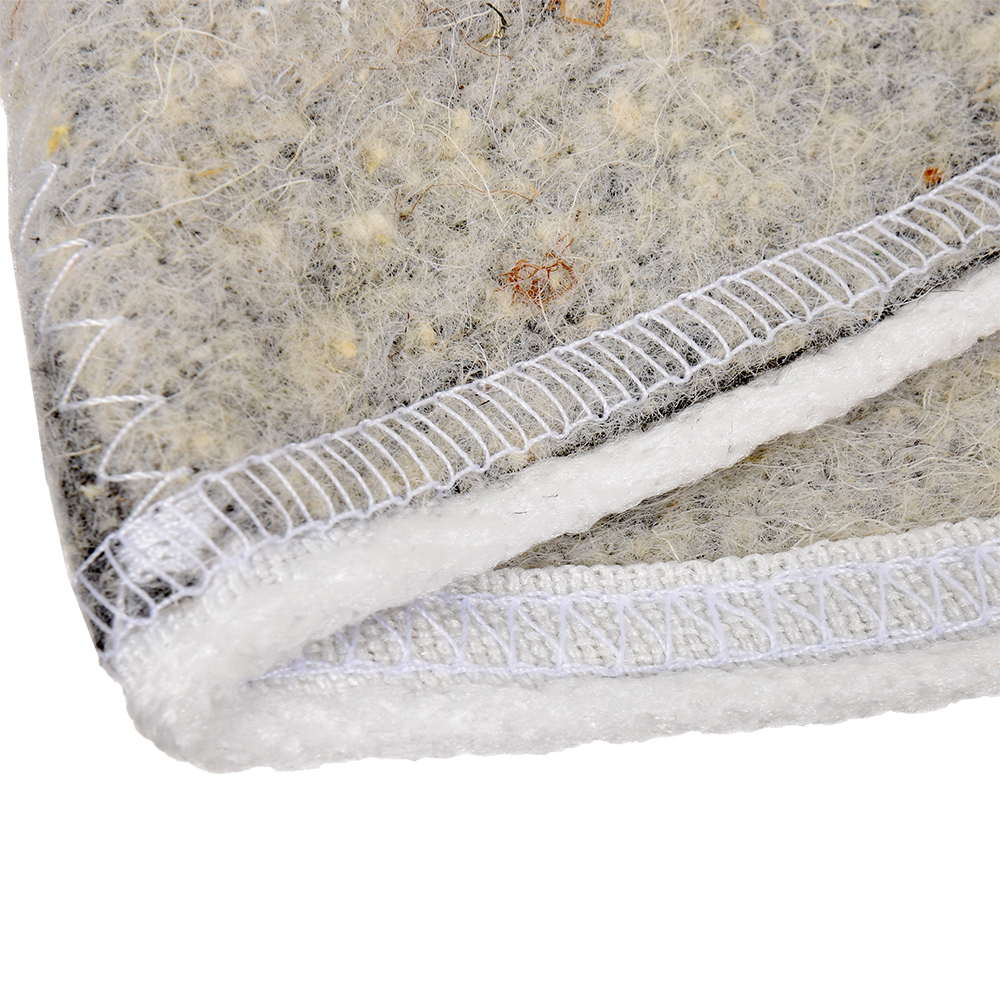 Шапка для бани и сауны "комби" (серая) (1/20) "hot pot" 41160