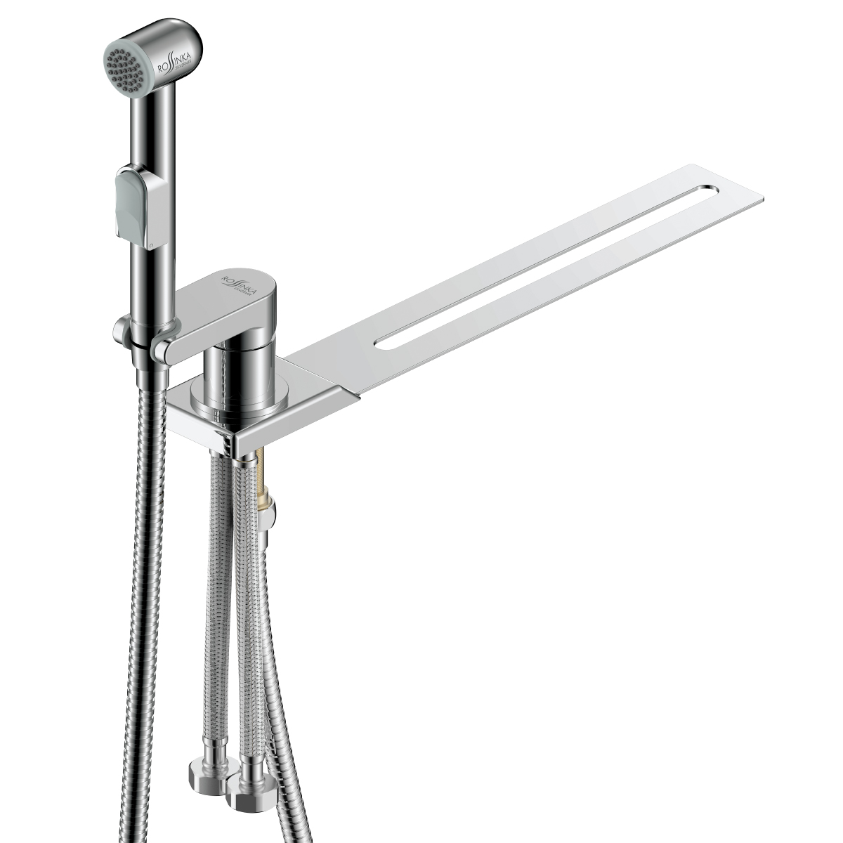 Смеситель с гигиеническим душем  x25-56 (1/12) "rossinka"