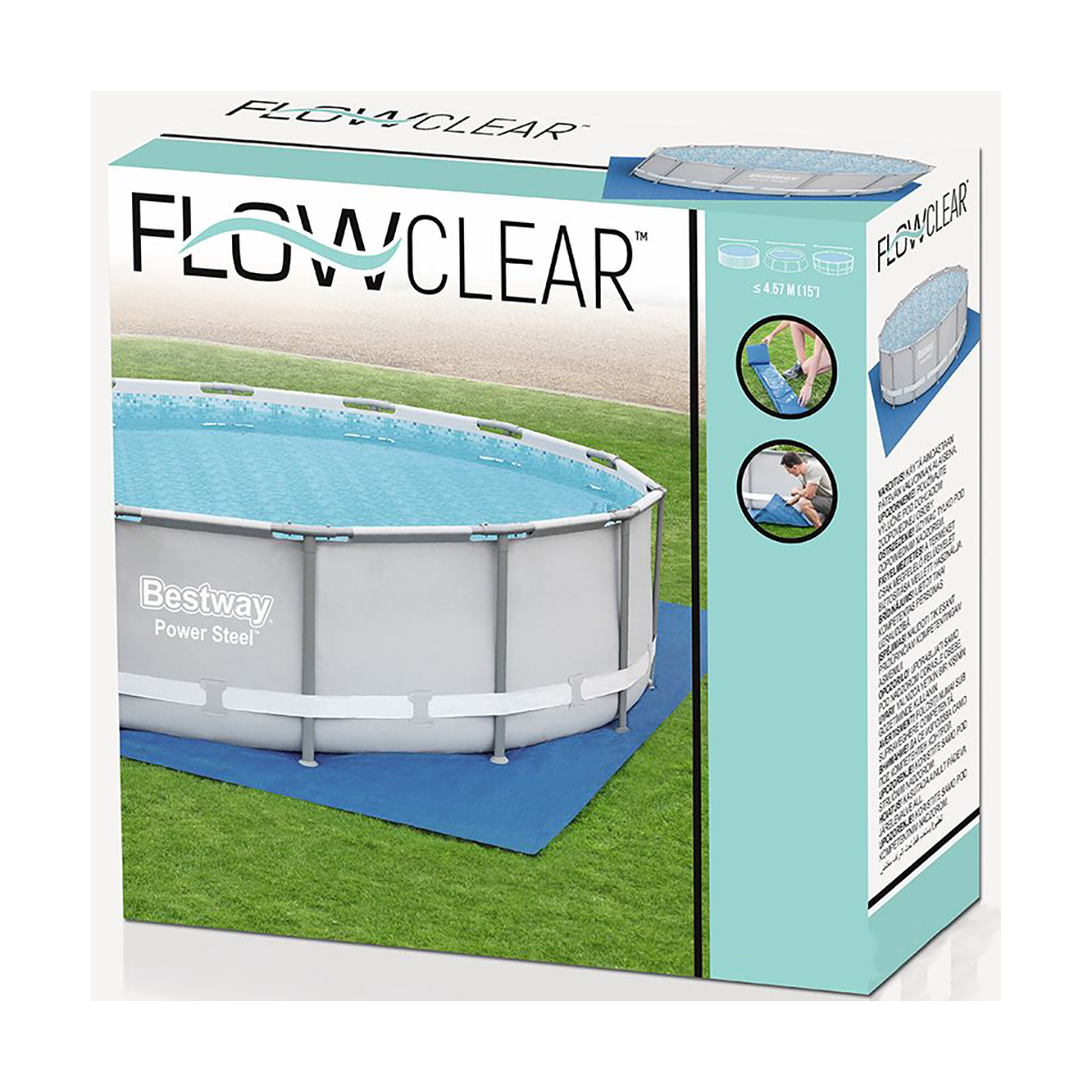 Подложка для бассейнов 488 х 488 см (1/4) "bestway" 58003