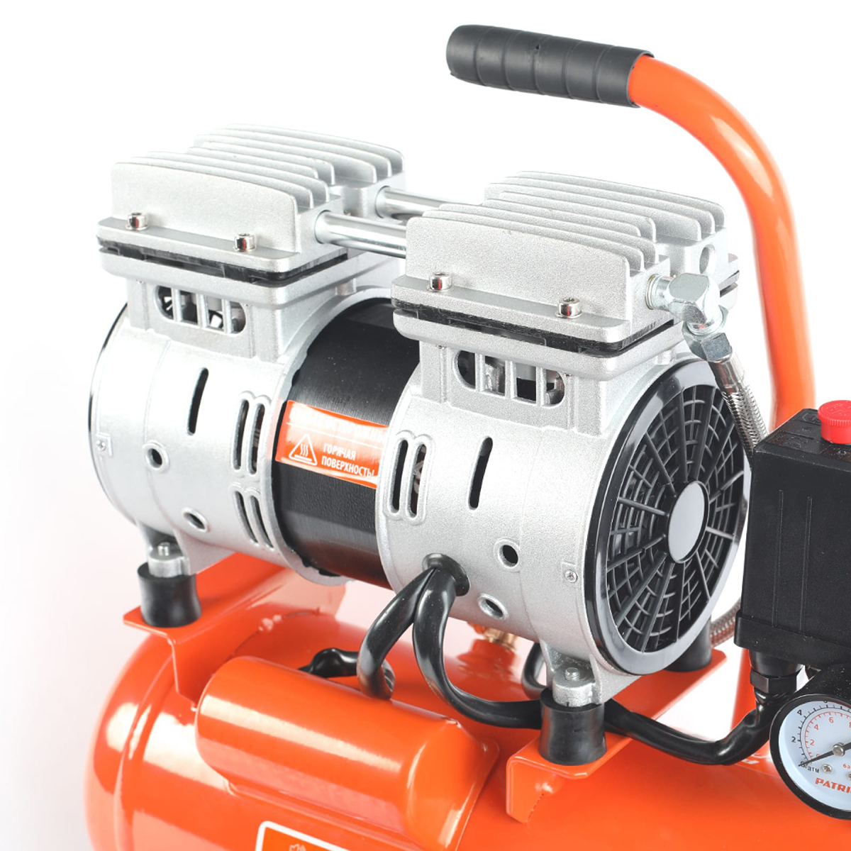 Компрессор поршневой безмасл. wo 10-120 (1) "patriot" 525306370