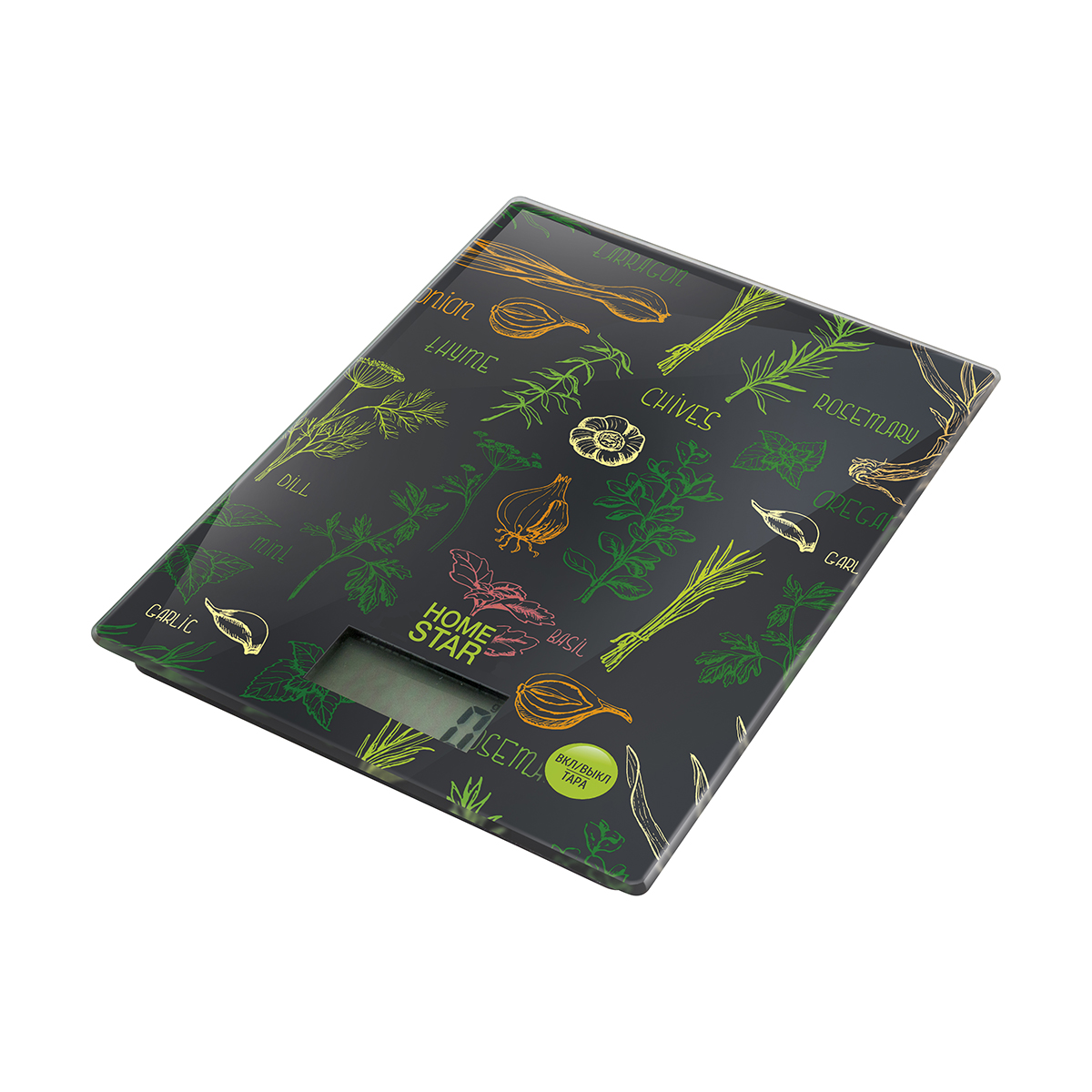 Весы кухонные электронные "homestar" hs-3008 до 7 кг (приправы) (1/20)