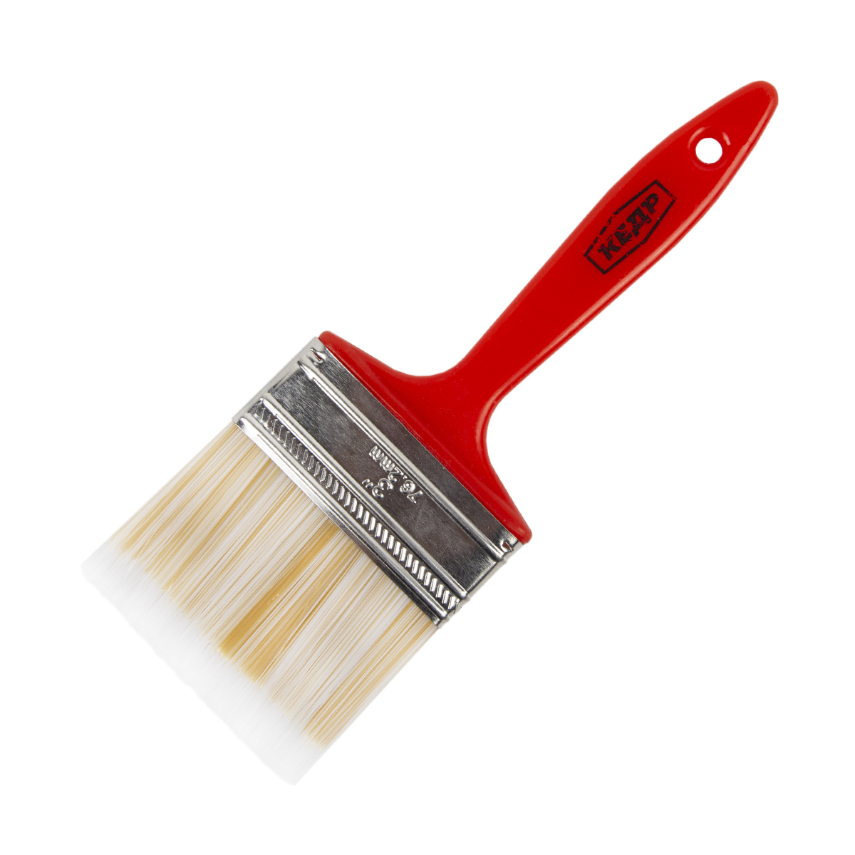 Кисть плоская тонкая искуств.щетина  №3 /75 мм (12/360) пласт.ручка "кедр"  047-0730