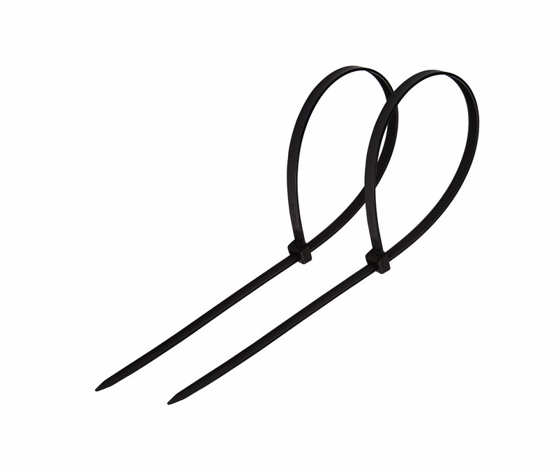 Хомуты нейлон 3,6 х 150 мм (набор 100 шт.), черные (1/10/200) "rexant" 07-0151-4