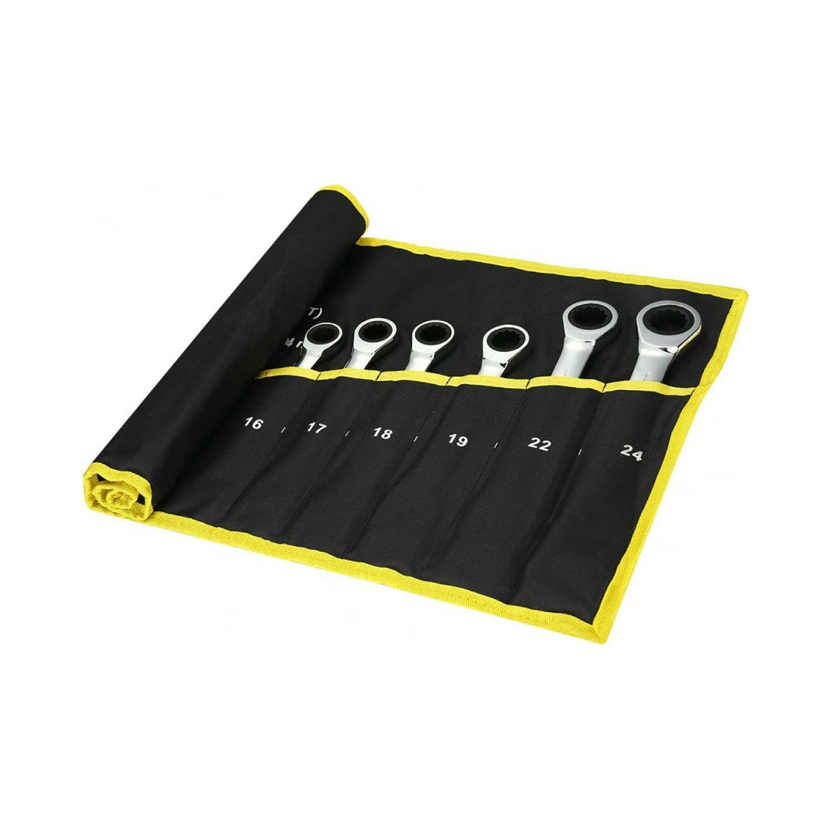 Ключи комбинированные трещоточные dkht14 набор 14 шт. (1) "deko" 065-0989