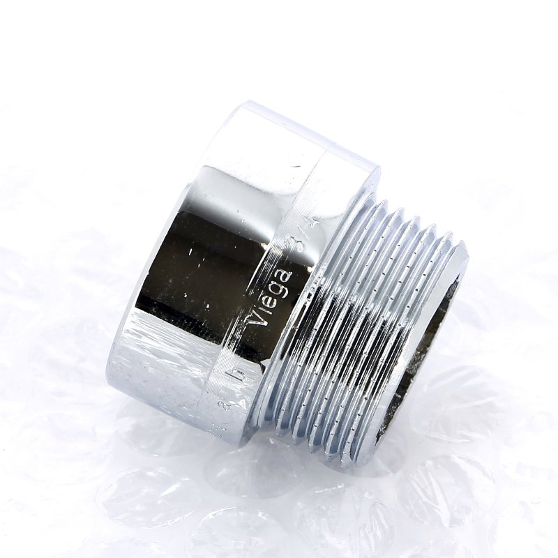 Удлинитель резьбовой 3/4" x 15 мм ВН xромированная бронза VIEGA (447281)