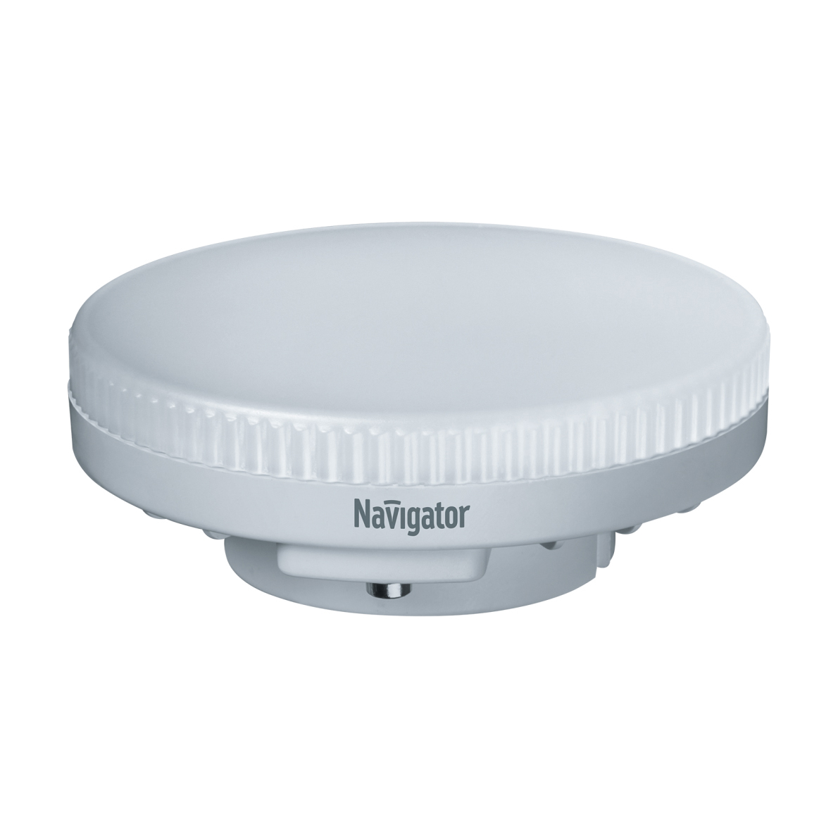 Лампа светодиодная (led)  gx53  tablet  06w 4000 к  матов.,  хол. свет (10/100) "navigator" 94 248