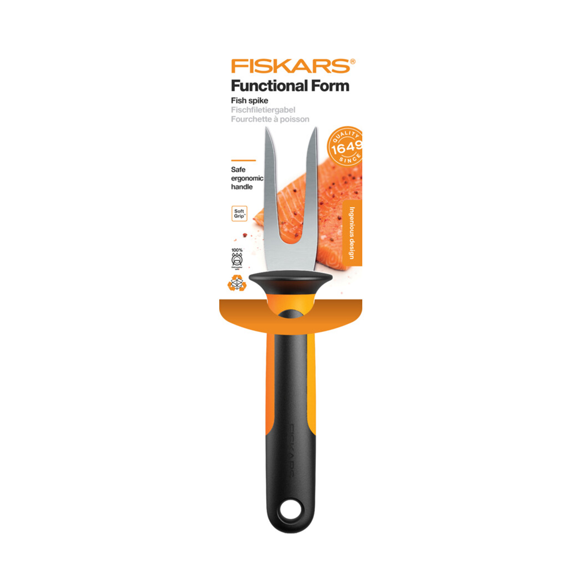 Вилка для рыбы "functional form" (1/6) "fiskars" 1057547