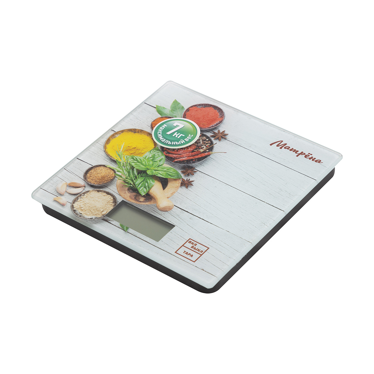 Весы кухонные электронные "матрёна" ma-033 до 7 кг (специи) (1/20)