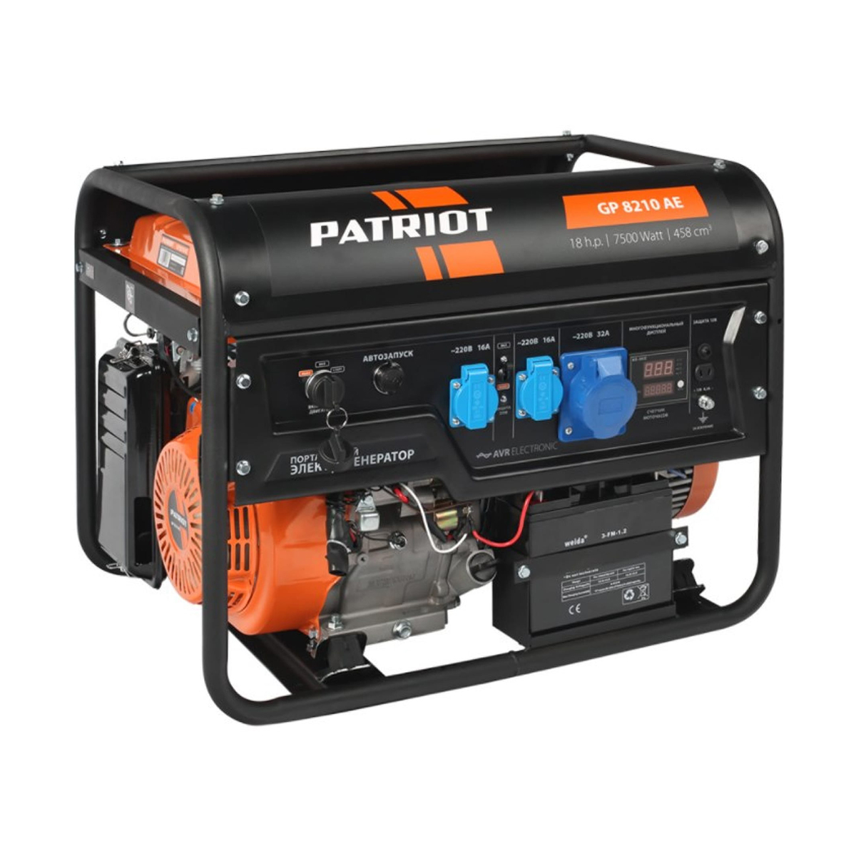 Генератор бензиновый gp-8210ae (1) "patriot" 474101705