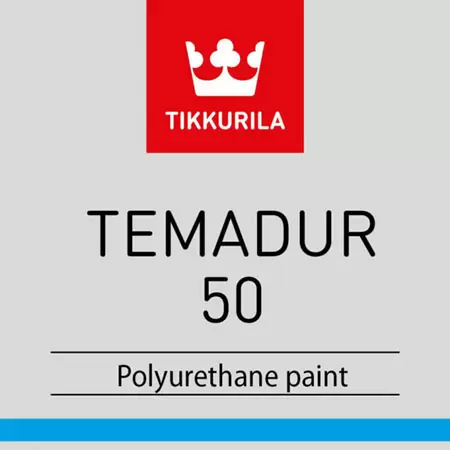 TIKKURILA (INDUSTRIAL) ТЕМАДУР 50 TАL краска полиуретановая (2,25л)