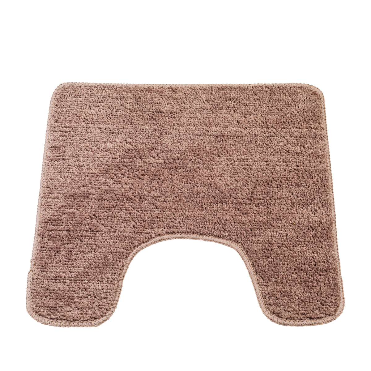 Коврик для туалета "presto" 50*50 см, микрофибра (каштановый) (1/30) "swensa" bsm-1411mrn-t