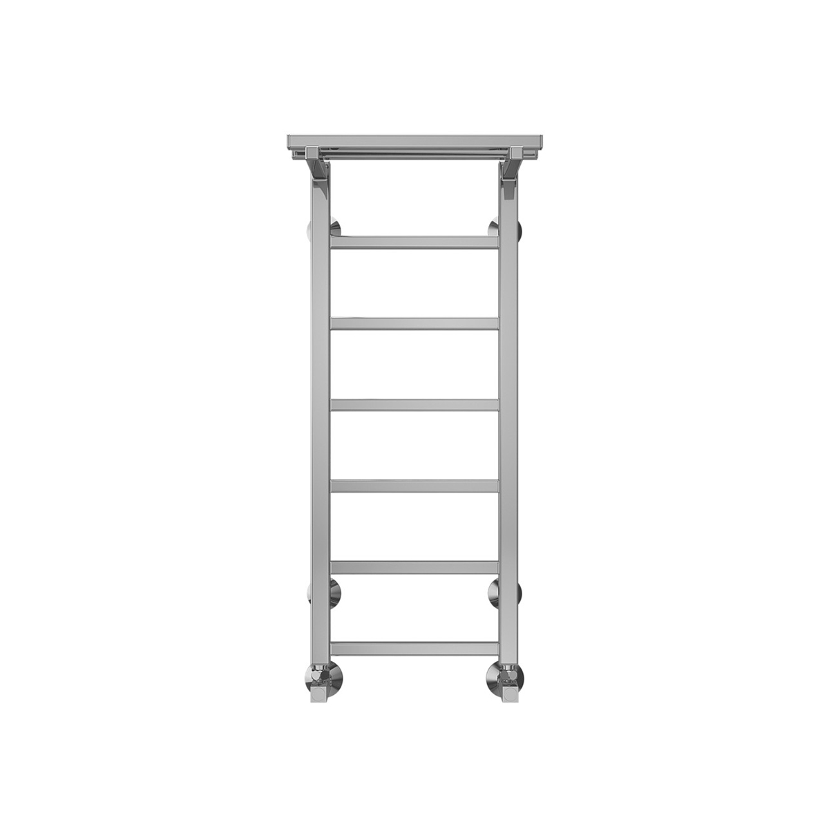 Полотенцесушитель водяной "контур" п7 300*800 с перекладиной (хром) "terminus"