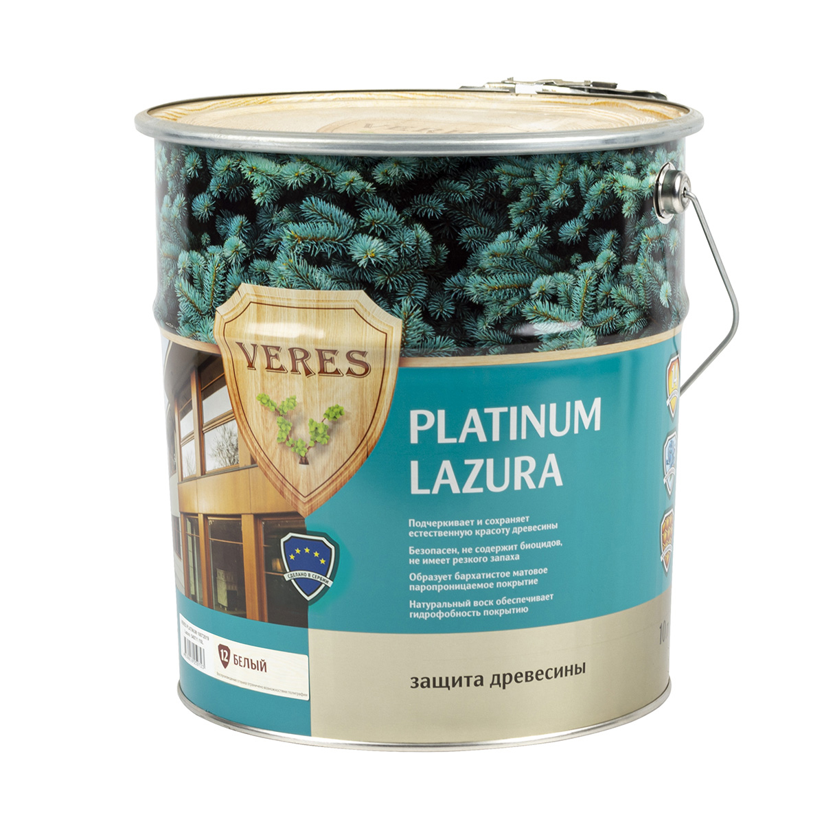 Верес платинум №12 белый 10 л (1) "veres"