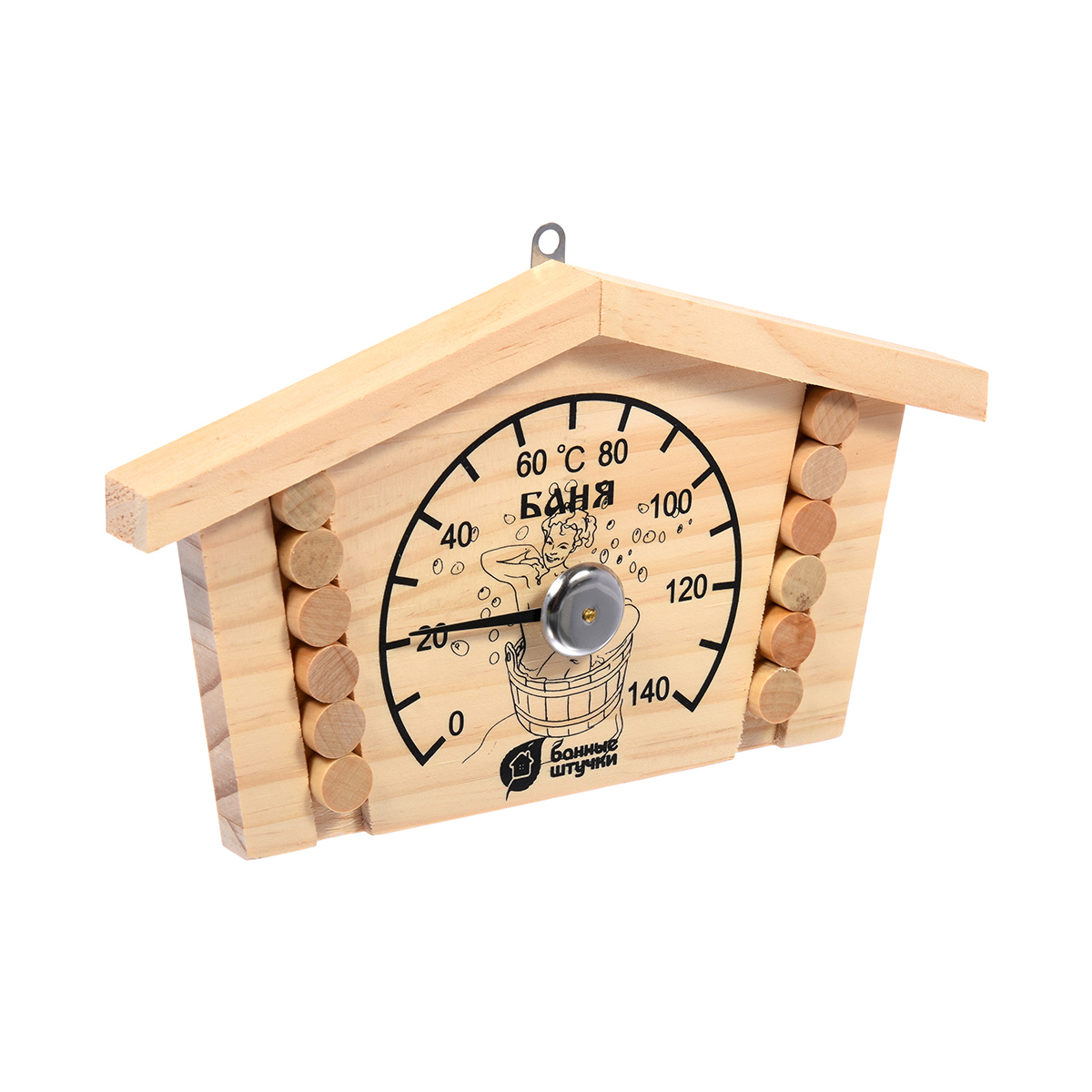 Термометр для бани "избушка" (1/5) "банные штучки" 18014