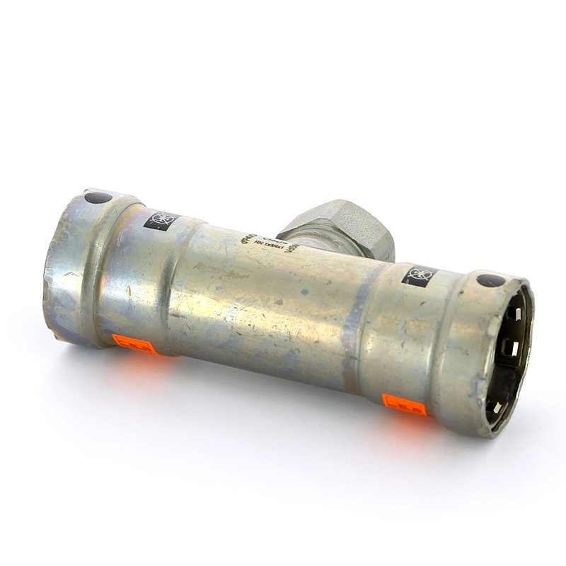 Тройник пресс-В оцинкованная сталь Megapress VIEGA 1" х Rp 3/4" х 1"