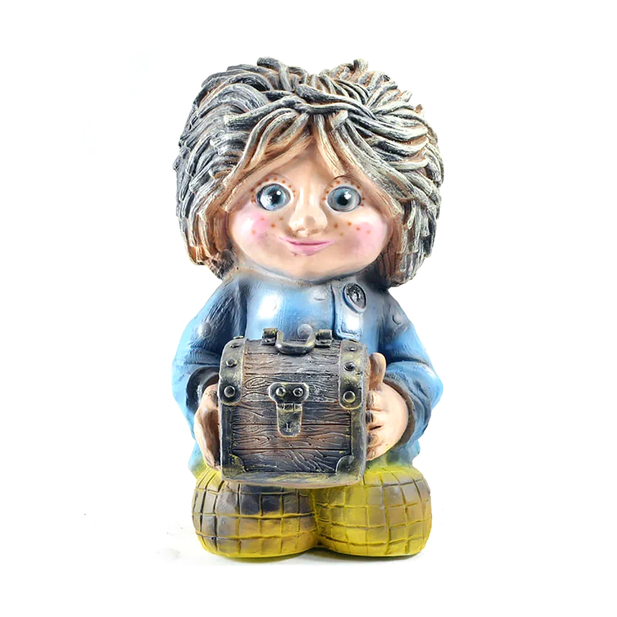 Фигурка садовая "домовенок кузя с метлой" (1/6) "сказка" jng379