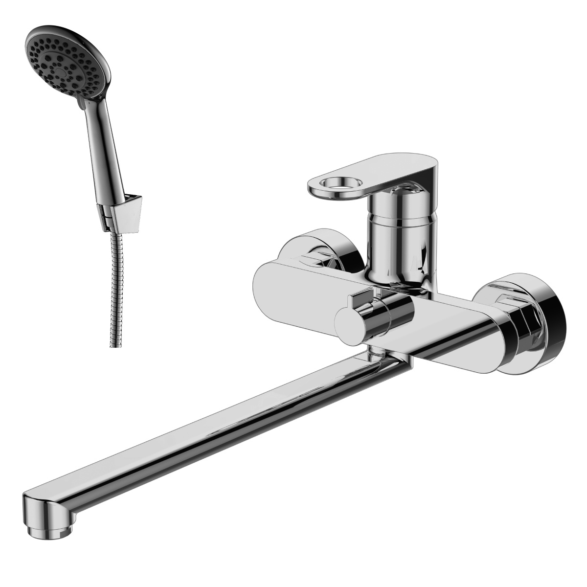 Смеситель для ванн  rs33-32 длинный плоский излив (1/10) "rossinkа"