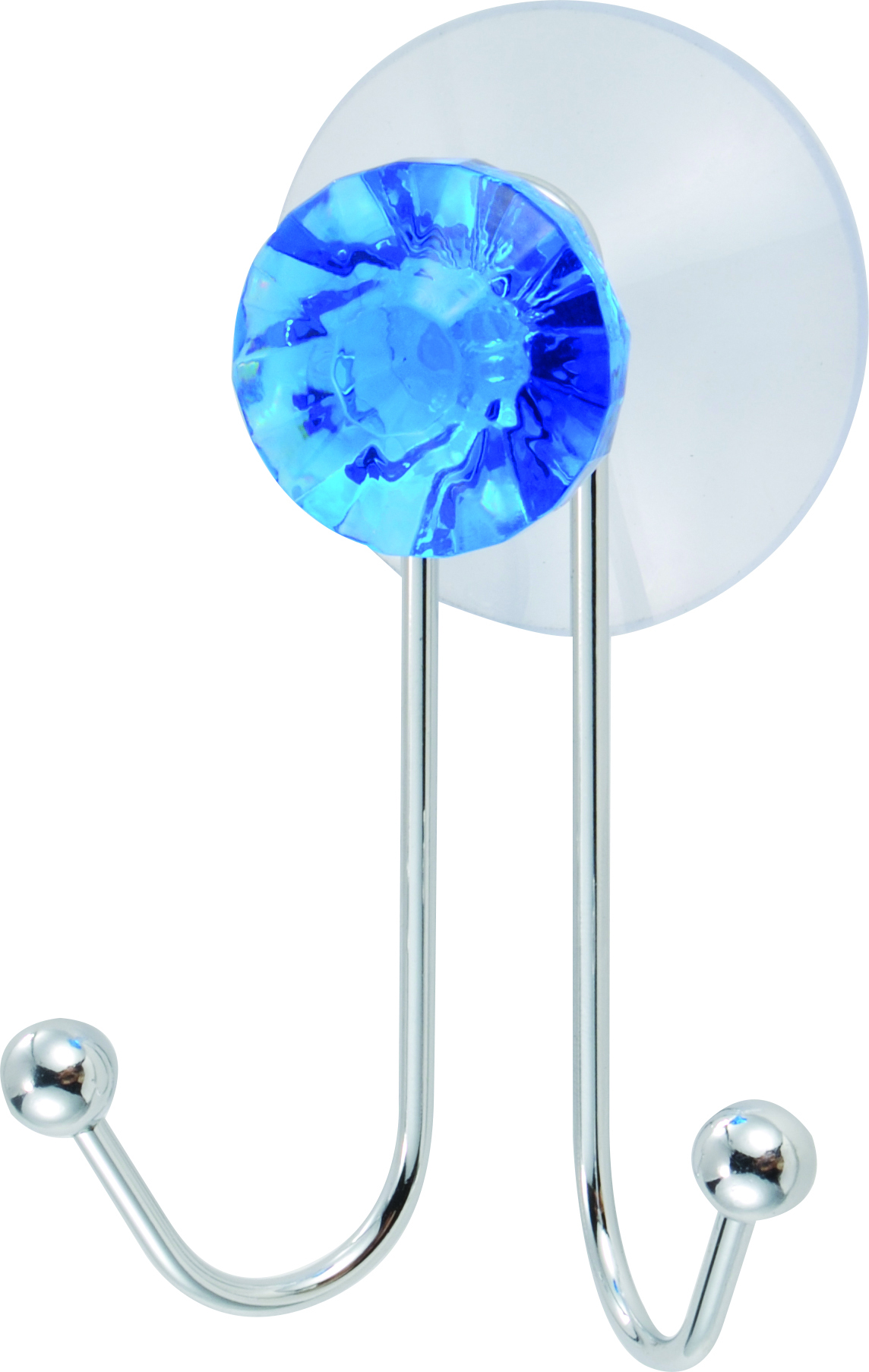 Крючок на присоске двойной "бриллиант" (1/24) "рыжий кот"  w2790