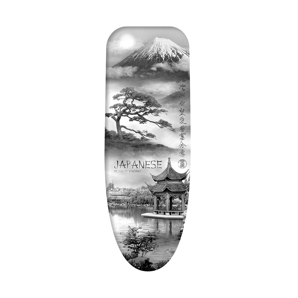 Чехол для гладильной доски "japanese black" 143 х 54 см (1/20) "valiant" jb14354-xl