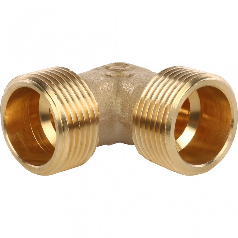 Угол резьбовой НР 3/4" латунь STOUT